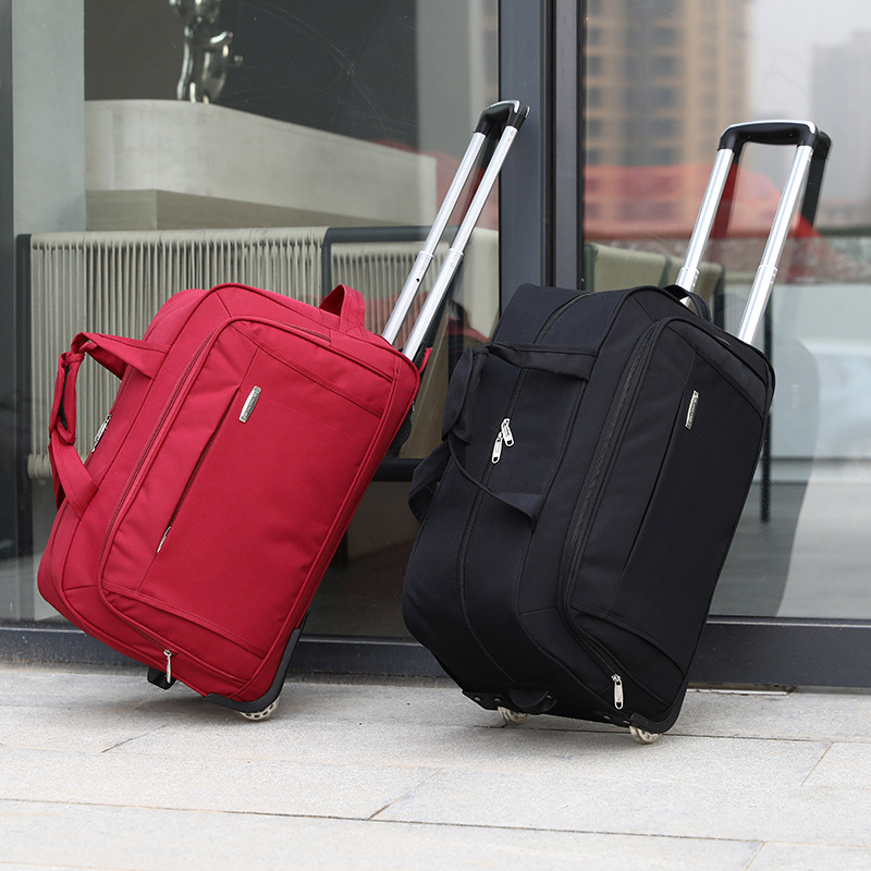 Foldable Rolling Luggage Bag - Seyahat Bagaj Çantaları Oxford Su Geçirmez