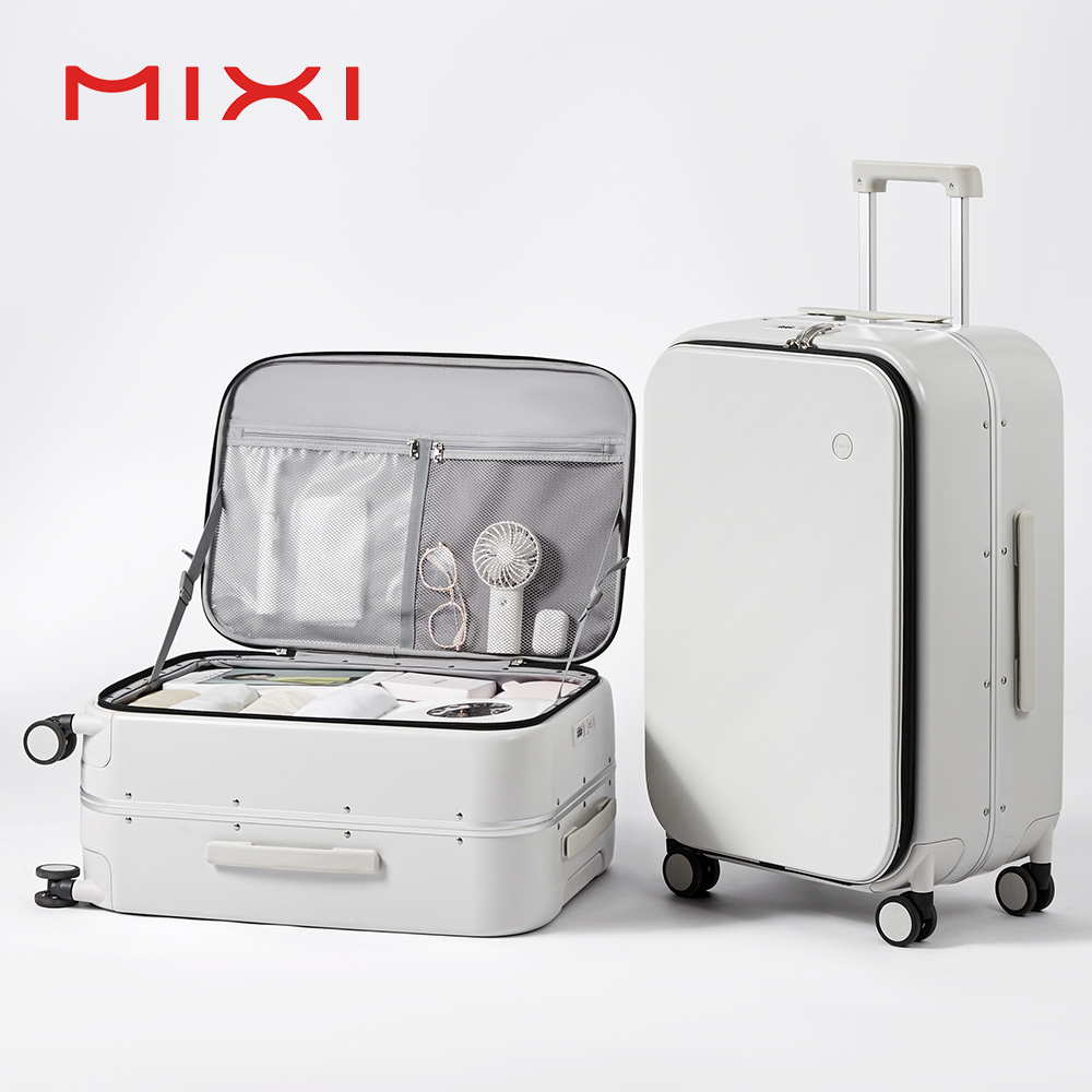 Aluminum Frame Carry On Luggage - Mixi Yeni PC Alüminyum Çerçeveli Bavul