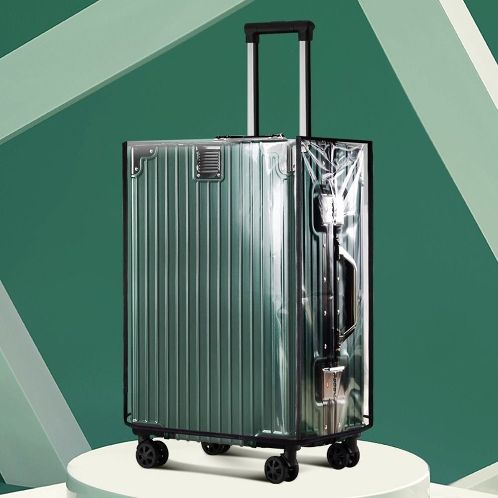 Luggage Protective Cover Transparent - Dayanıklı Tam Şeffaf Bagaj Koruyucu Kılıf