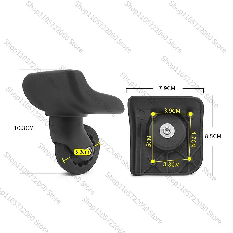 Silent Replacement Luggage Wheels - BW042 için # Diplomat Valizi için