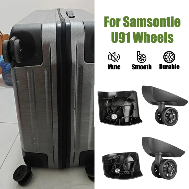 Silent Replacement Luggage Wheels - Samsontie U91 Serisi Bagaj Sessiz Tekerlek