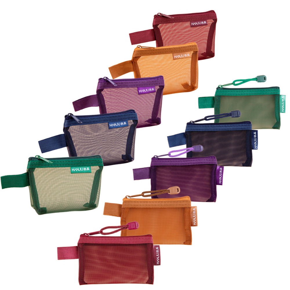 Wallets - Taşınabilir, File Kumaşlı, Seyahat İçin Kullanılabilen,