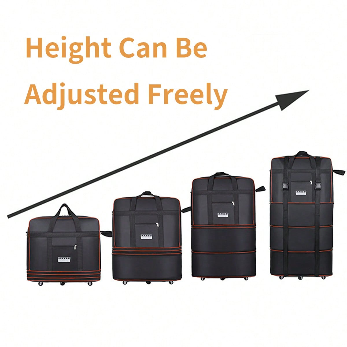 Siyah, Katlanabilir, Tekerlekl - Foldable Rolling Luggage Bag incelemesi ve fiyatı