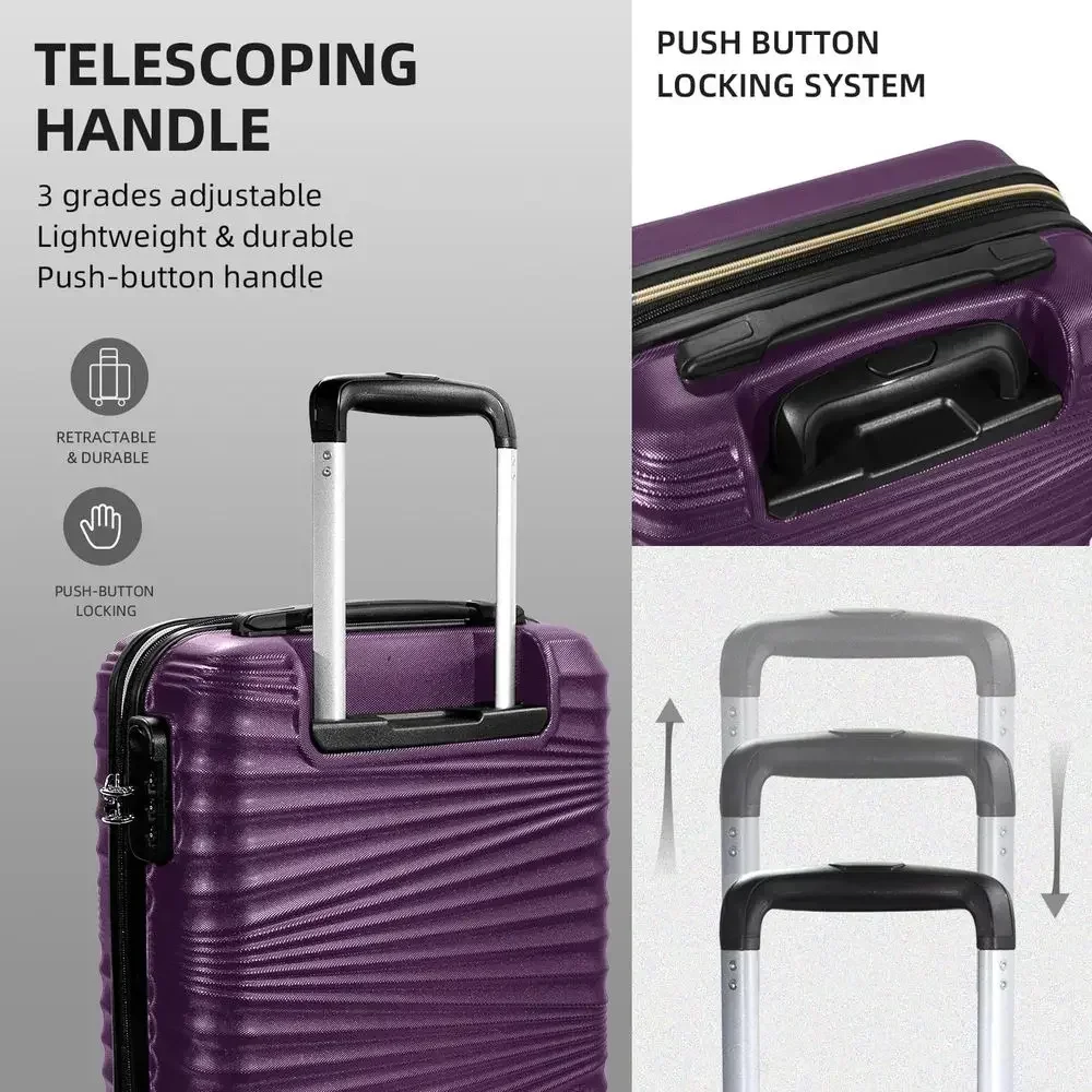 5 Parçalı, Sert Kabuklu, Geniş - Expandable Hard Shell Luggage Set incelemesi ve fiyatı