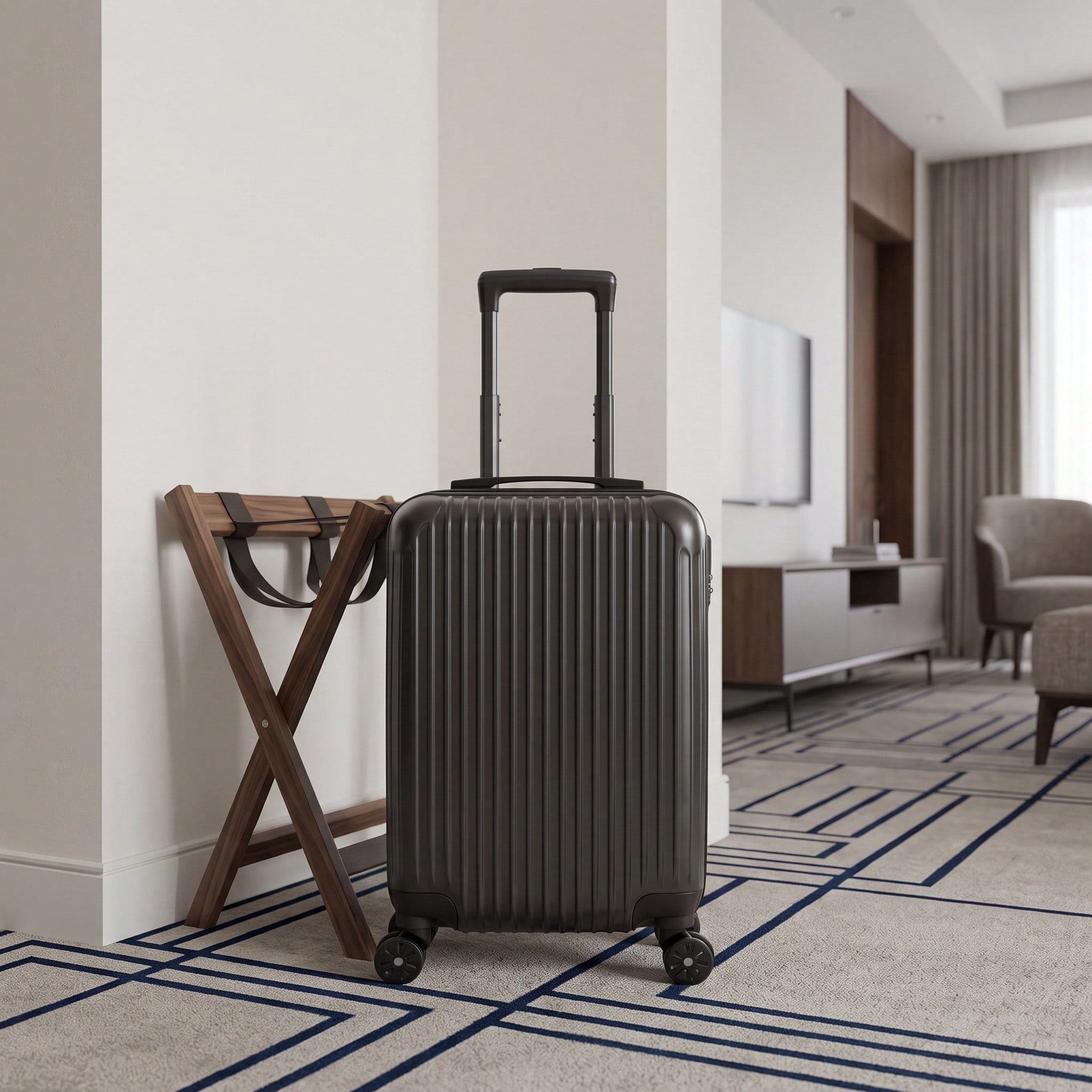 ABS Sert Kabuklu Seyahat Valiz - Spinner Wheel Rolling Suitcase 20 Inch incelemesi ve fiyatı