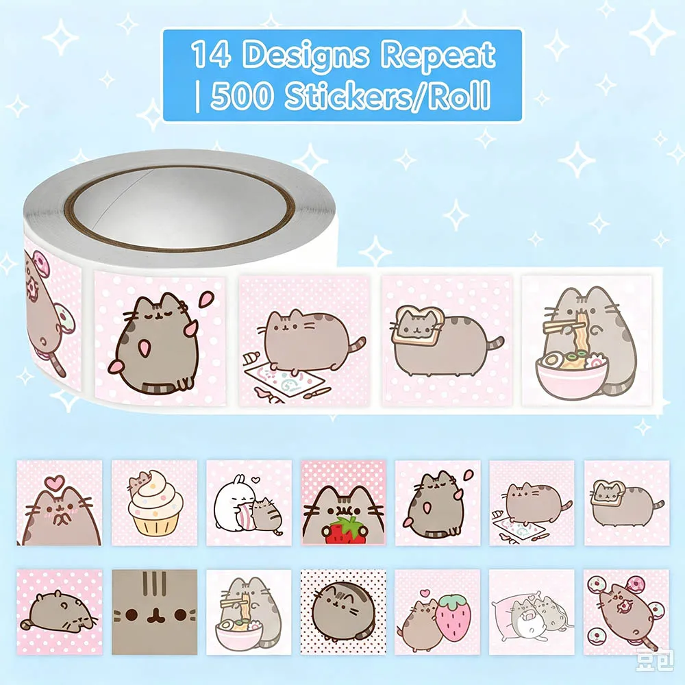 Hou 500 adet Pusheen Karikatür - Handbags incelemesi ve fiyatı