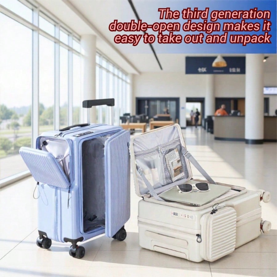 Tamamen Yeni, 20 İnç, Yan Tara - Spinner Wheel Rolling Suitcase 20 Inch incelemesi ve fiyatı