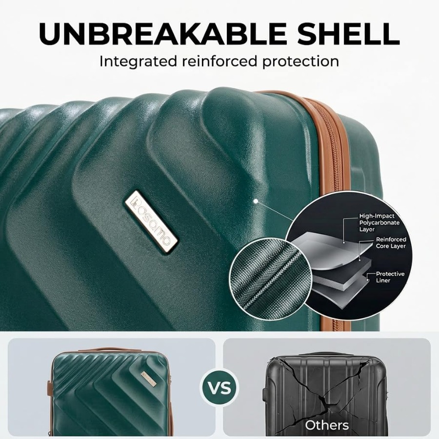 5 Parçalı Sert Kabuklu Genişle - Expandable Hard Shell Luggage Set incelemesi ve fiyatı