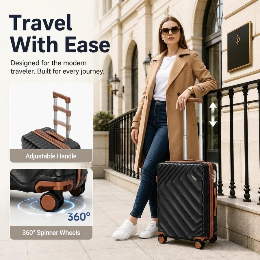 6 Parçalı Sert Kabuklu Genişle - Expandable Hard Shell Luggage Set incelemesi ve fiyatı
