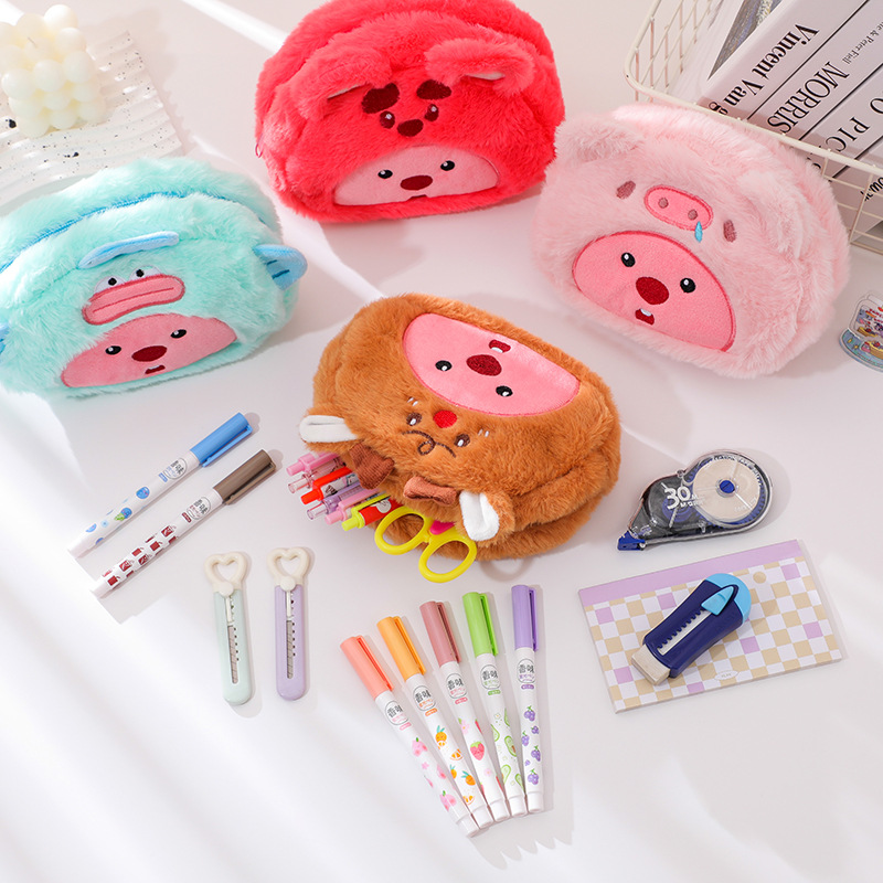 Karikatür peluş kalem çantası  - Cosmetic Bags incelemesi ve fiyatı