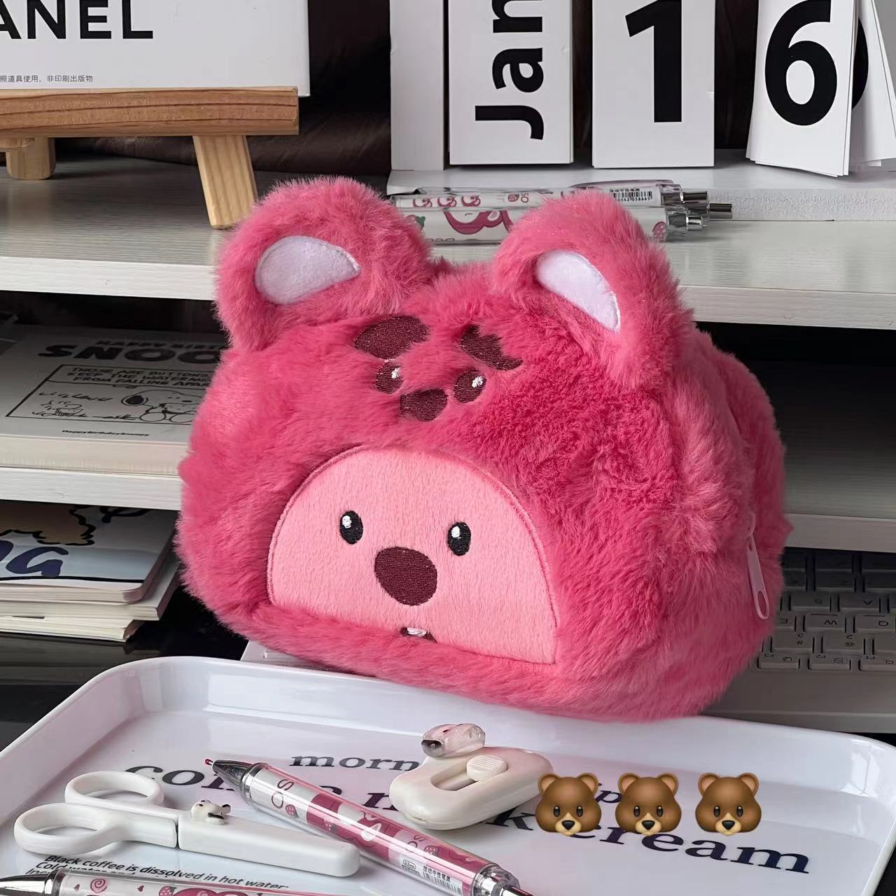 Karikatür peluş kalem çantası  - Cosmetic Bags incelemesi ve fiyatı