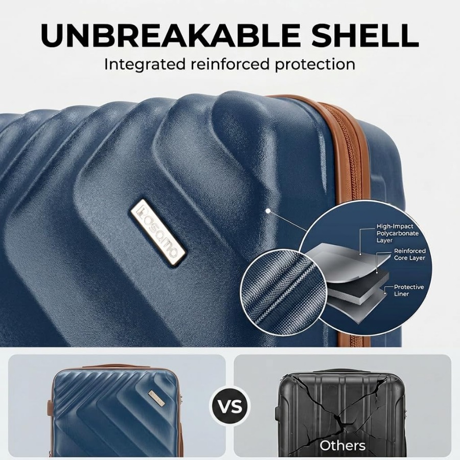 5 Parçalı Sert Kabuklu Genişle - Expandable Hard Shell Luggage Set incelemesi ve fiyatı